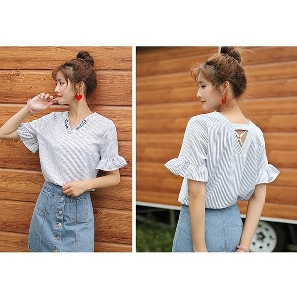 Tシャツシフォン襟付きカジュアルシャツ可愛い系無地今季新作ファッションレディース女子 Xkunejej Ojtiq278 Minto 通販 Yahoo ショッピング