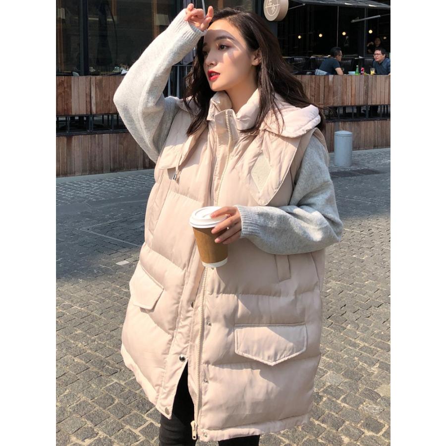 直販人気商品 ダウンベストレディースロングベストロングダウンベストカジュアルきれいめ大人軽量秋冬上品防寒着痩せ 送料込み直送 Www Superavila Com
