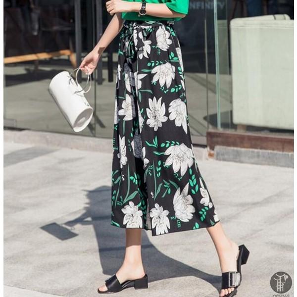 ガウチョパンツワイドパンツガウチョプリント花柄18種類パンツロングフリーサイズ花柄ロングレディースボトムスゆったり代引不可 Xkunlus Npaij280 Minto 通販 Yahoo ショッピング