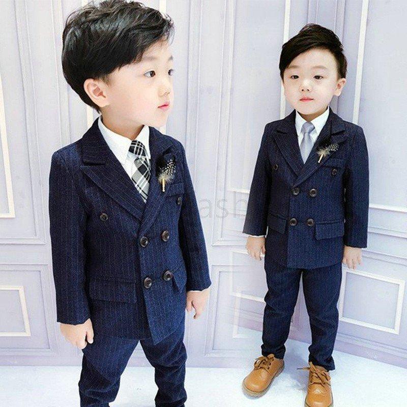 子供服 フォーマルスーツ ストライプ タキシード 子供服 カッコいい 男の子 タキシード 発表会 結婚式 子供スーツ 入学式 卒園式 お受験 発表会 90 100 1 130 タキシード サイズ 130 Www Ma Maison Algarve Com