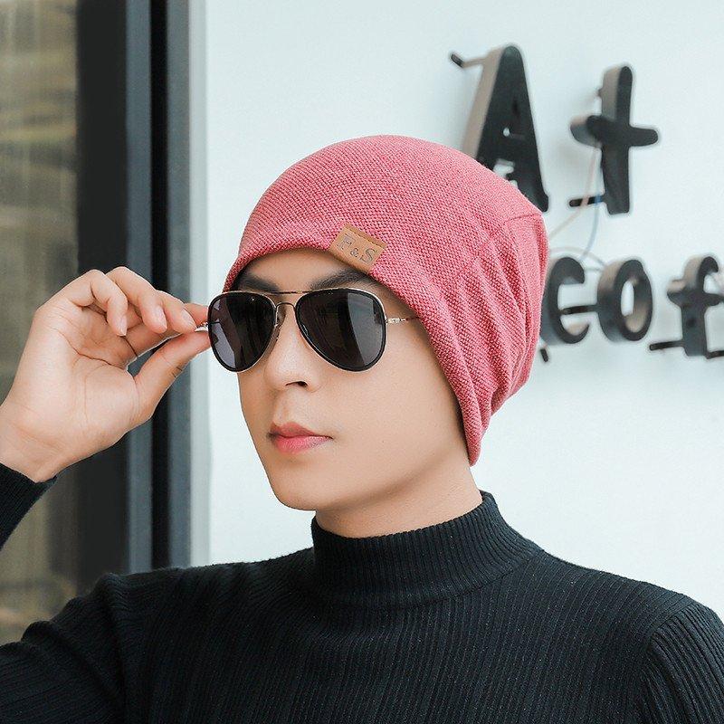 夏 男女兼用 ニットキャップ ニット帽 黒 帽子 シンプル 無地 世界的に有名な