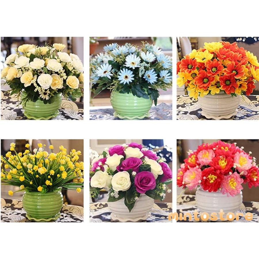 競売 お祝い 枯れない花 リビング 本物そっくり 森の屋造花 インテリア 手作りフラワー アートフラワー 明るい色合い 癒し 花器附き 観葉植物 アートフラワー鉢花