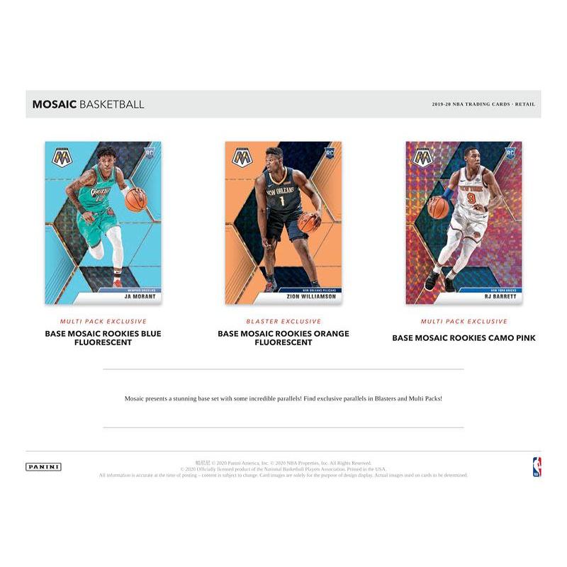 NBA 2019-20 PANINI MOSAIC BASKETBALL MULTIPACK | 2019-20 パニーニ モザイク バスケットボール マルチパック[1ボックス] |  | 01