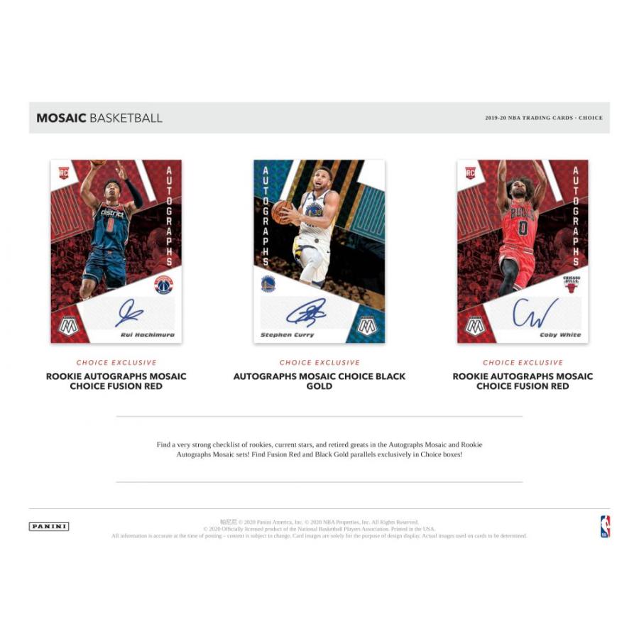 NBA 2019-20 PANINI MOSAIC BASKETBALL CHOICE[1ボックス] |  | 03