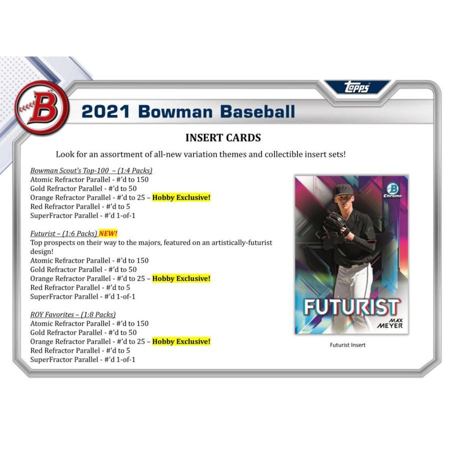 MLB 2021 TOPPS BOWMAN BASEBALL HOBBY | 2021 トップス ボウマン ベースボール ホビー[1ボックス] |  | 03