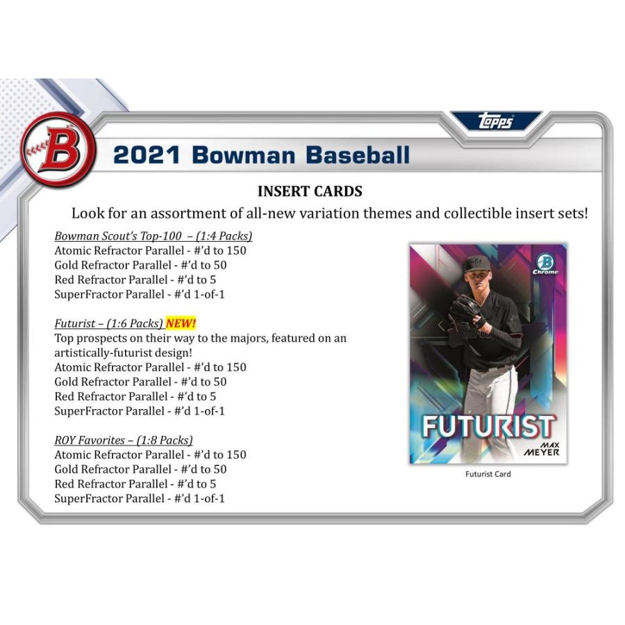 MLB 2021 BOWMAN BASEBALL JUMBO[1ボックス] |  | 03