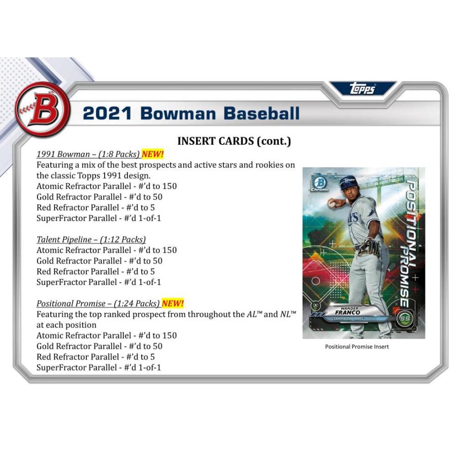 MLB 2021 BOWMAN BASEBALL JUMBO[1ボックス] |  | 04