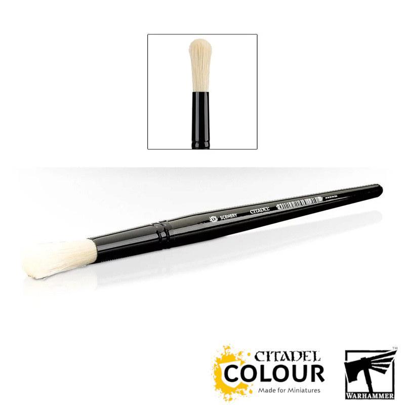 【シタデル】シーナリーブラシ(M)/MEDIUM SCENERY BRUSH[63-25] 水性塗料 ペイント CITADEL ウォーハンマー塗装 筆 プラモデル Warhammer[1ボックス] | 