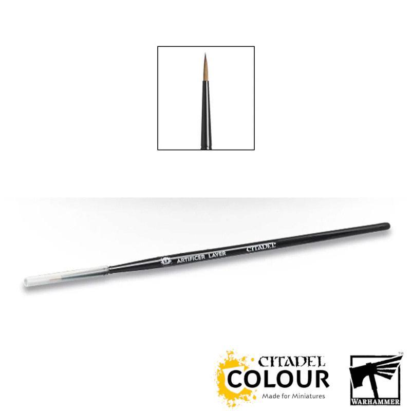 【シタデル】アーティファイサー レイヤーブラシ(M)/MEDIUM ARTIFICER LAYER BRUSH[63-29] 水性塗料 ペイント CITADEL ウォーハンマー塗装 筆 プ… | 