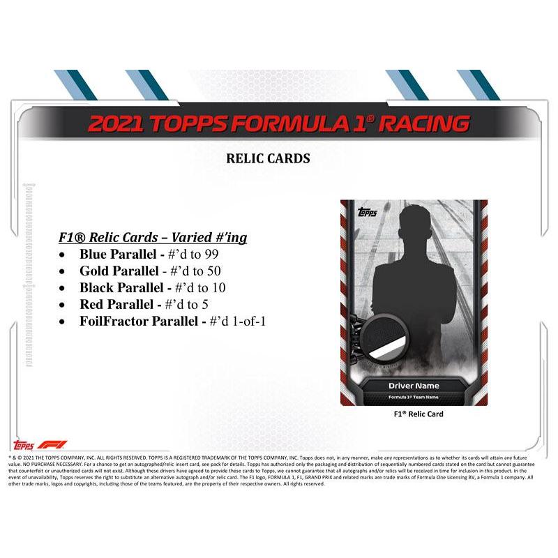 2021 TOPPS FORMULA 1 RACING[1ボックス] |  | 05