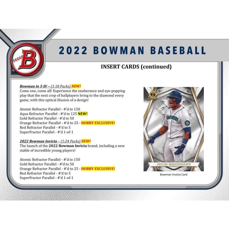 驚きの値段で Mlb 22 Topps Bowman Baseball Hobby Vensalio Ru