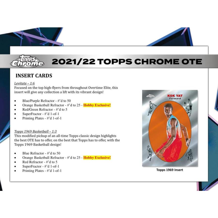 2021-22 TOPPS CHROME OVER TIME ELITE BASKETBALL[1ボックス] |  | 02