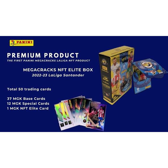 SOCCER 2022-23 PANINI MEGACRACKS NFT ELITE BOX LALIGA SANTANDER[1ボックス] |  | 01
