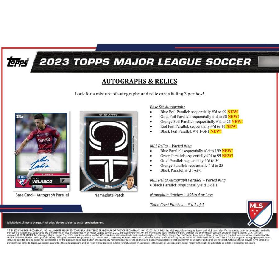 SOCCER 2023 TOPPS MLS HOBBY[1ボックス] |  | 05