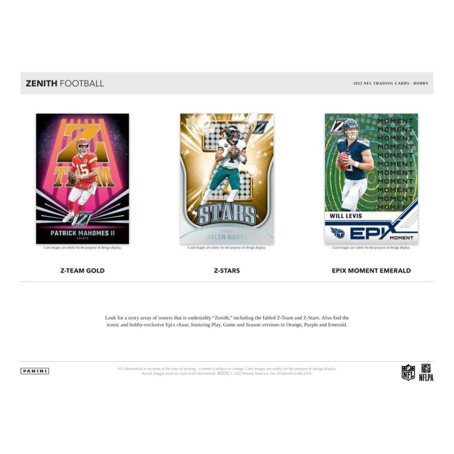 NFL 2023 PANINI ZENITH HOBBY[1ボックス] |  | 04