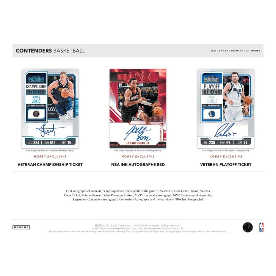 NBA 2023-24 PANINI CONTENDERS HOBBY[1ボックス] |  | 03