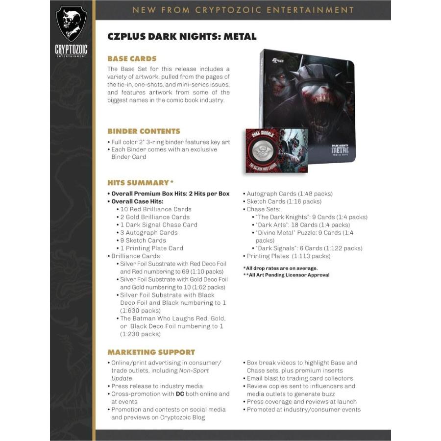 CRYPTOZOIC 2024 DARK NIGHTS METAL[1ボックス] |  | 03