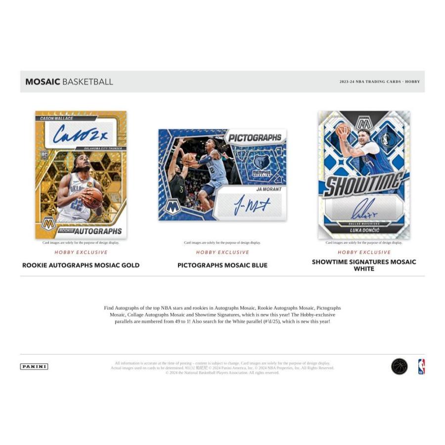 NBA 2023-24 PANINI MOSAIC HOBBY[1ボックス] |  | 03