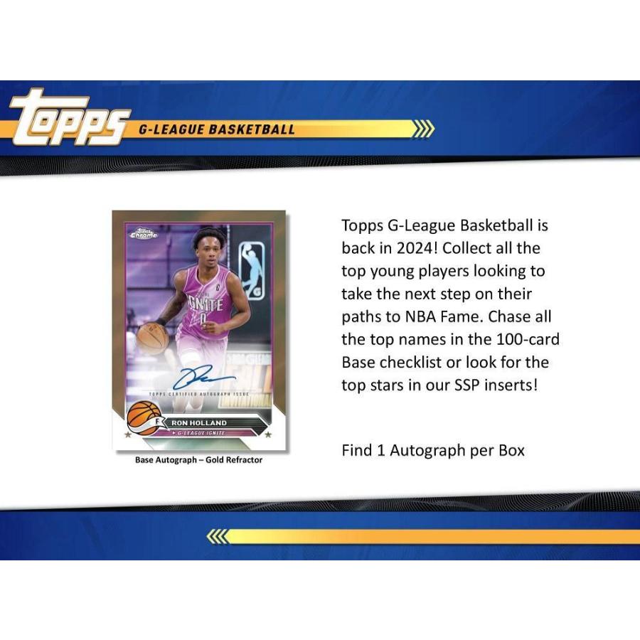 2023-24 TOPPS G-LEAGUE BASKETBALL HOBBY | 2023-24 トップス Gリーグ バスケットボール ホビー[1ボックス] |  | 01
