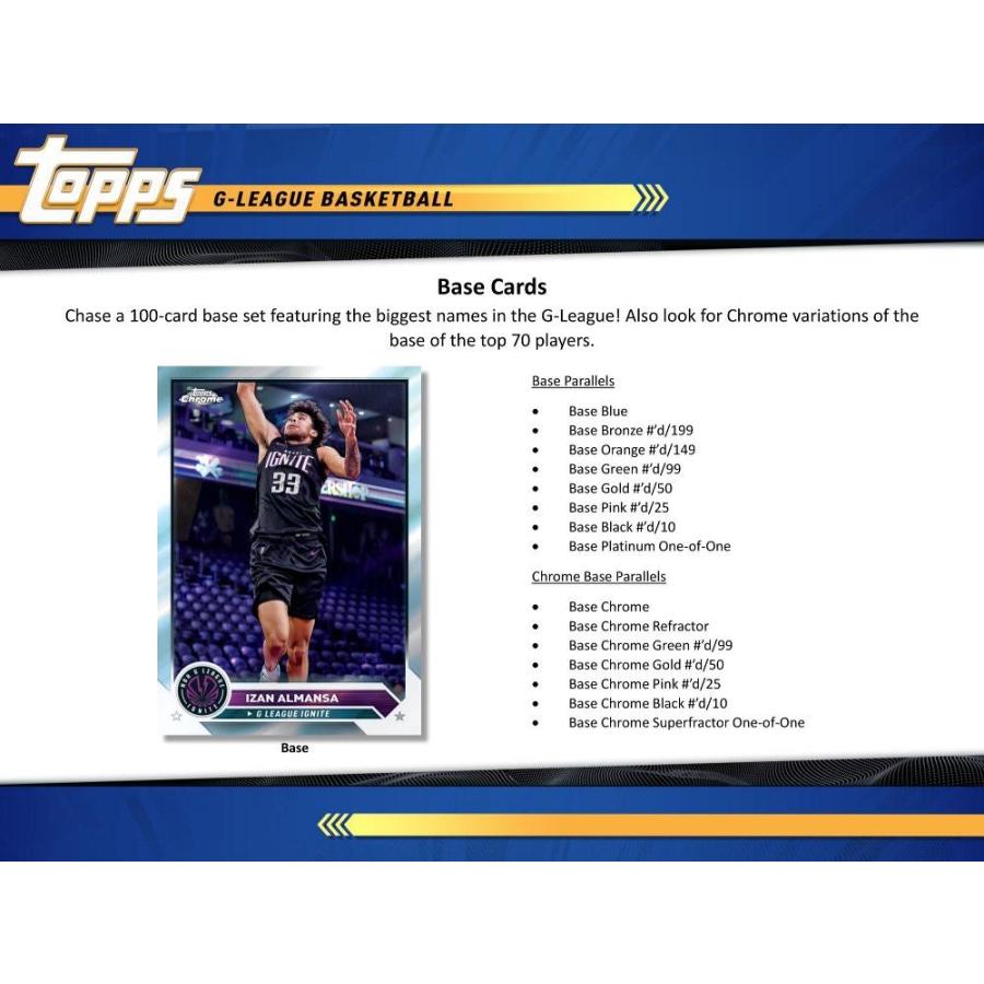 2023-24 TOPPS G-LEAGUE BASKETBALL HOBBY | 2023-24 トップス Gリーグ バスケットボール ホビー[1ボックス] |  | 02