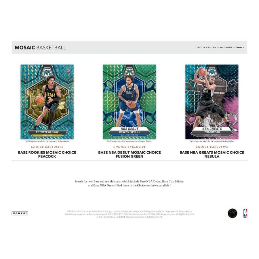 NBA 2023-24 PANINI MOSAIC CHOICE[1ボックス] |  | 02