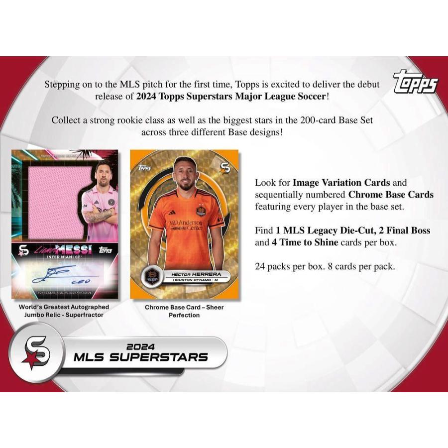 SOCCER 2024 TOPPS MLS SUPERSTARS HOBBY[1ボックス] |  | 01