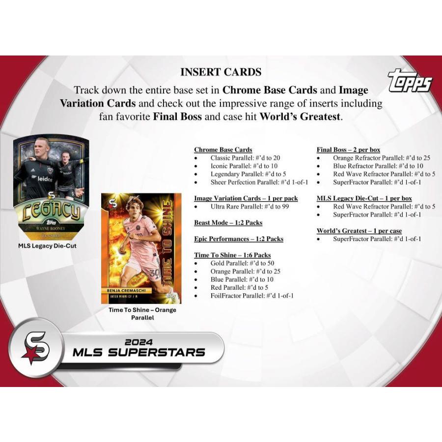 SOCCER 2024 TOPPS MLS SUPERSTARS HOBBY[1ボックス] |  | 03