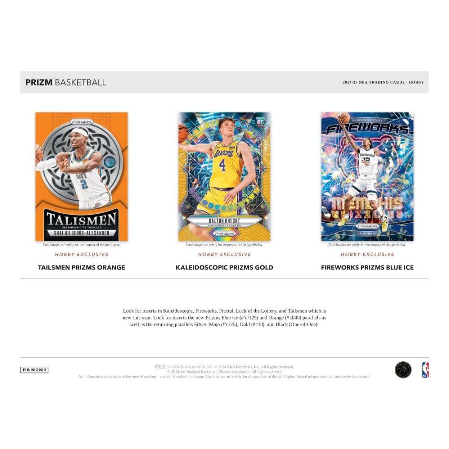 NBA 2024-25 PANINI PRIZM HOBBY[1ボックス] |  | 04