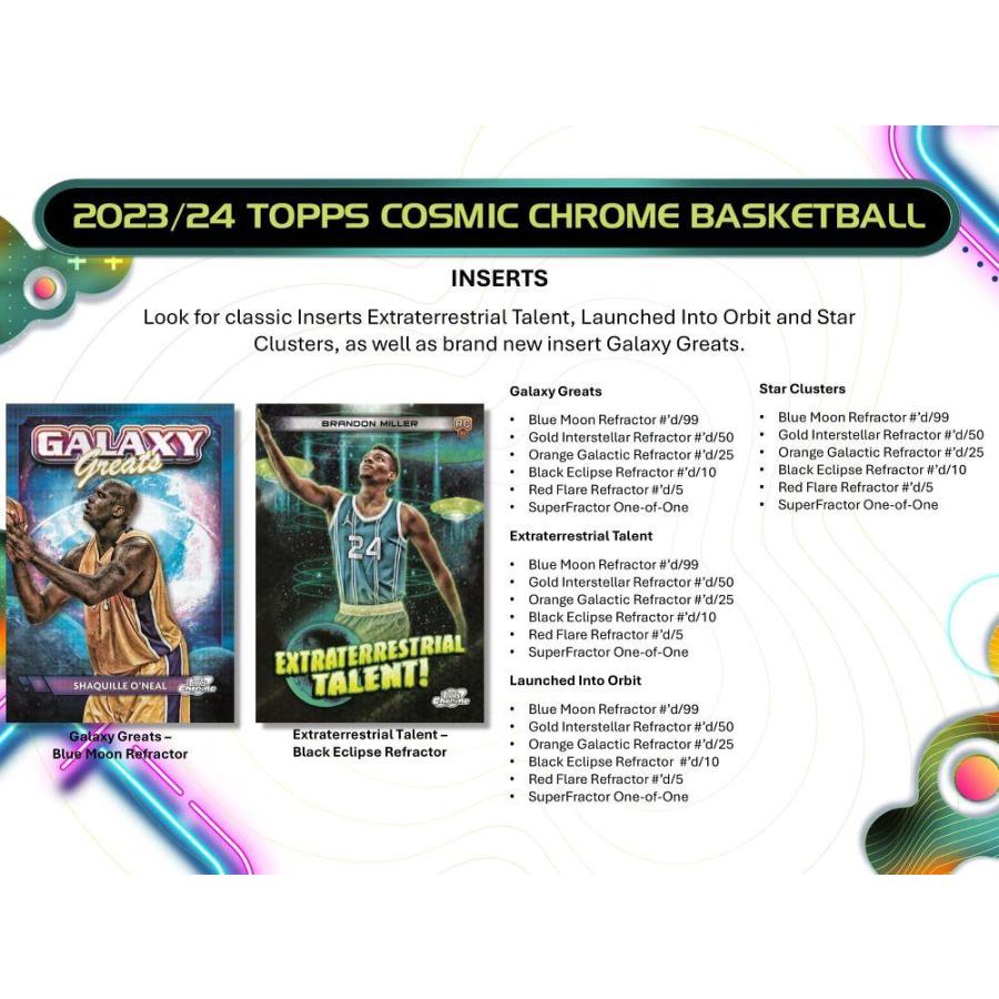 NBA 2023-24 TOPPS COSMIC CHROME HOBBY[1ボックス] : カード