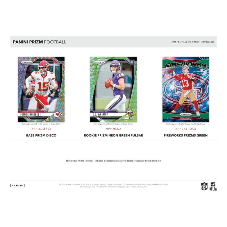 NFL 2024 PANINI PRIZM REATIL (COUNTER DISPLAY)[1ボックス] |  | 02