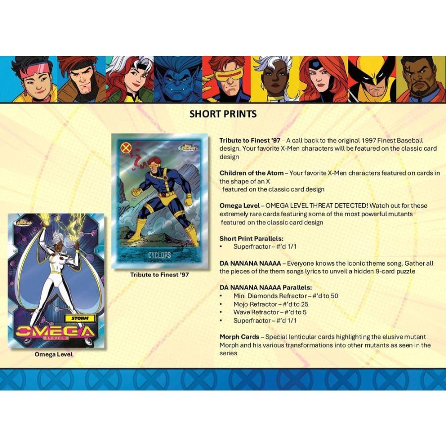 2025 TOPPS FINEST X-MEN '97[1ボックス] |  | 04