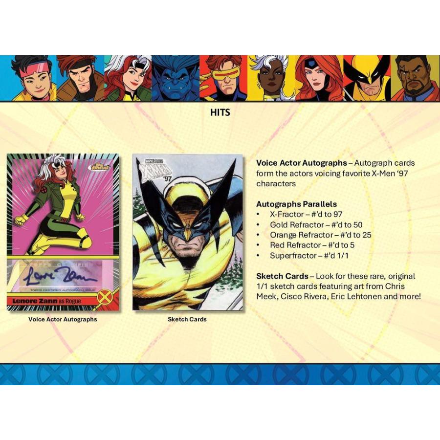 2025 TOPPS FINEST X-MEN '97[1ボックス] |  | 05