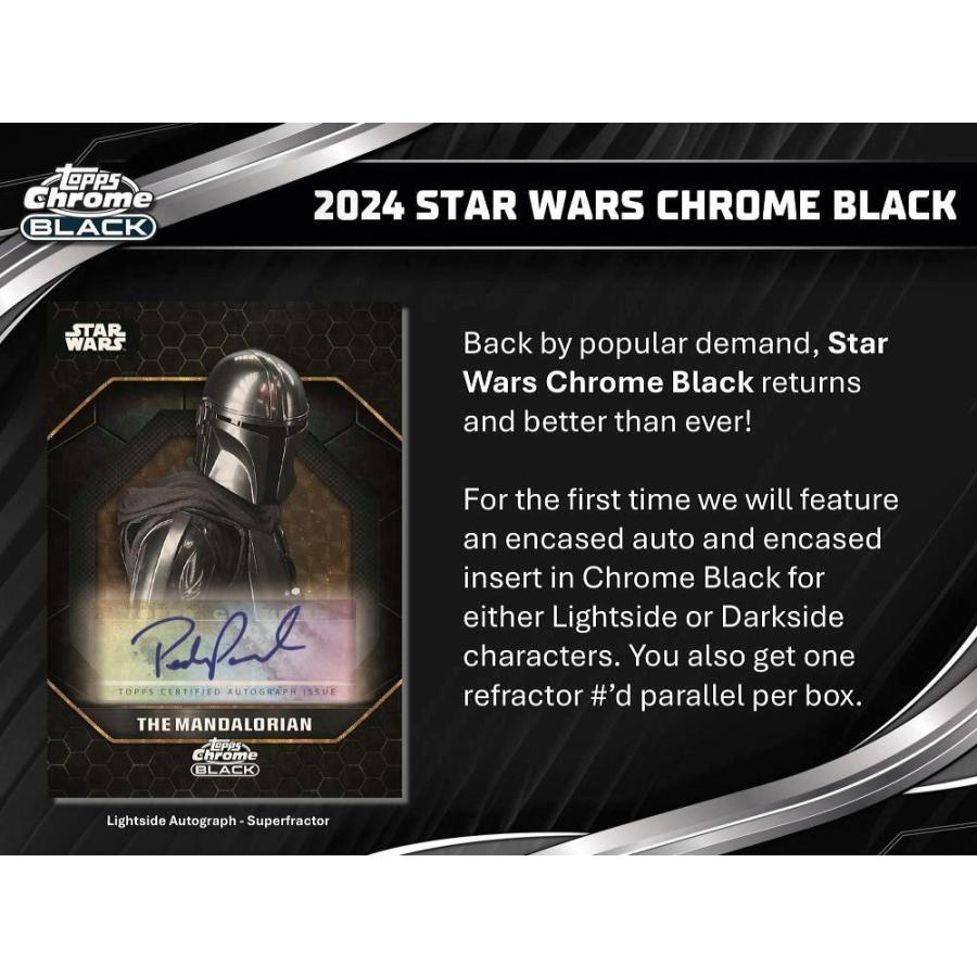 2024 TOPPS STAR WARS CHROME BLACK HOBBY[1ボックス] |  | 01