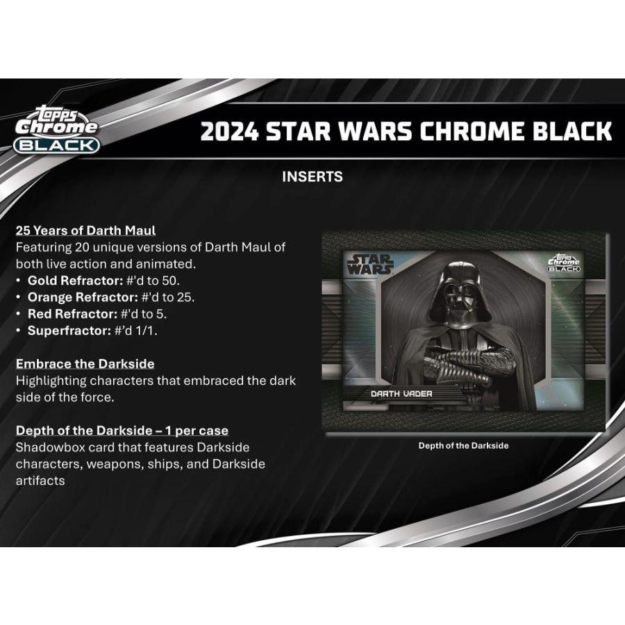 2024 TOPPS STAR WARS CHROME BLACK HOBBY[1ボックス] |  | 03