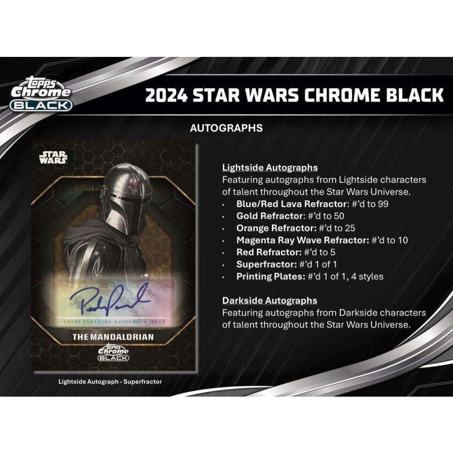 2024 TOPPS STAR WARS CHROME BLACK HOBBY[1ボックス] |  | 05