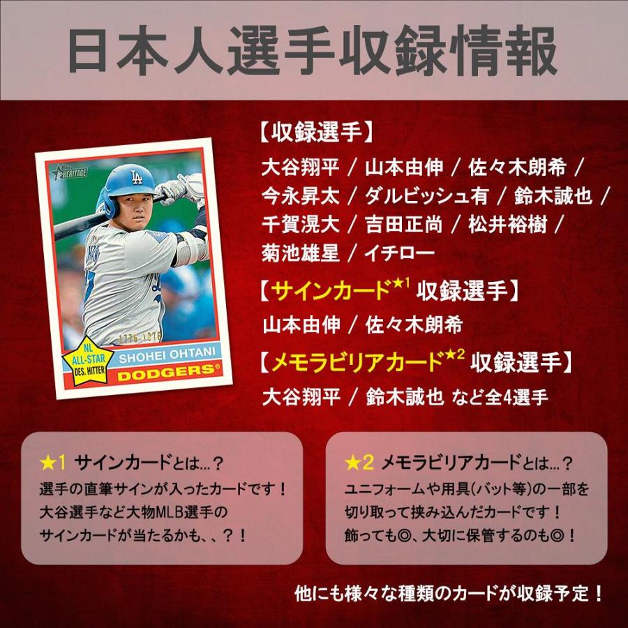 MLB 2025 TOPPS HERITAGE HOBBY[1ボックス] |  | 01