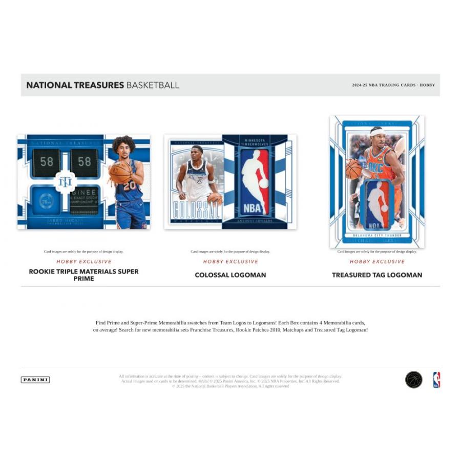 NBA 2024-25 PANINI NATIONAL TREASURES HOBBY | 2024-25 パニーニ ナショナルトレジャー バスケットボール ホビー[1ボックス] |  | 04