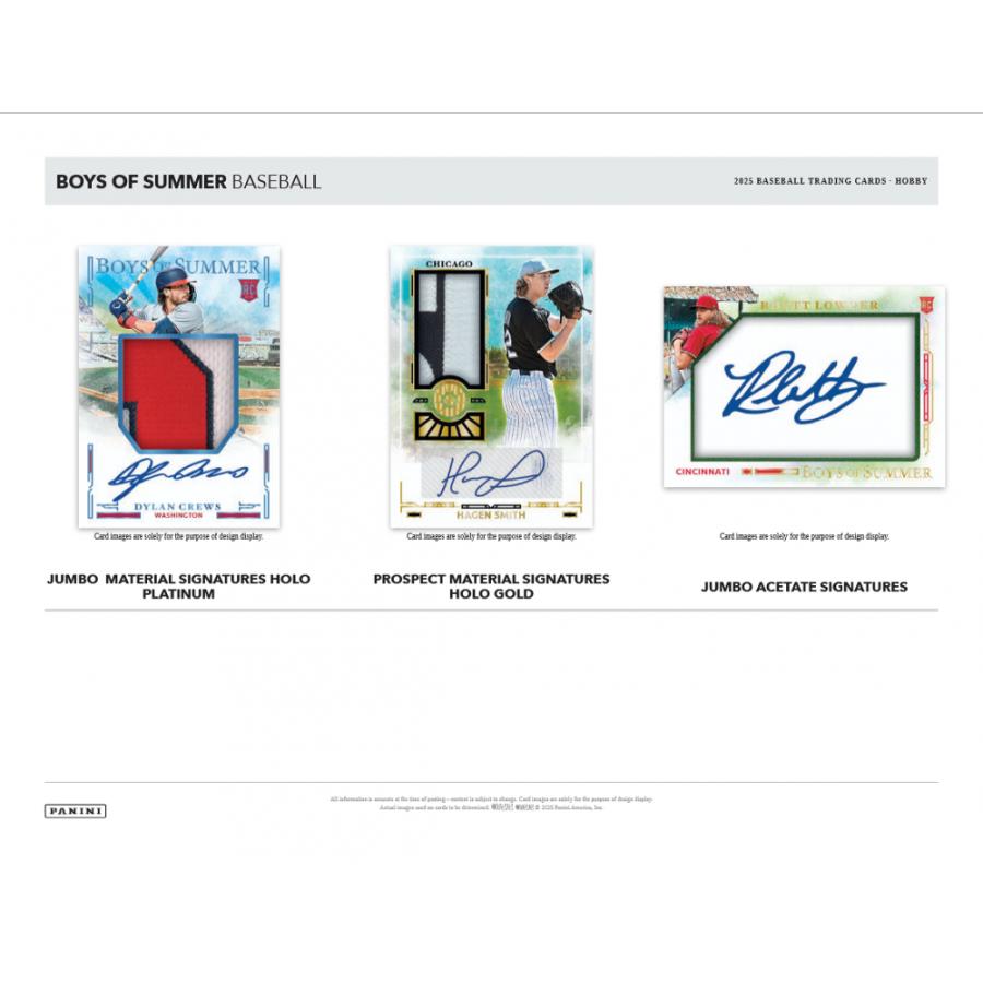 MLB 2025 PANINI BOYS OF SUMMER HOBBY[1ボックス] |  | 02