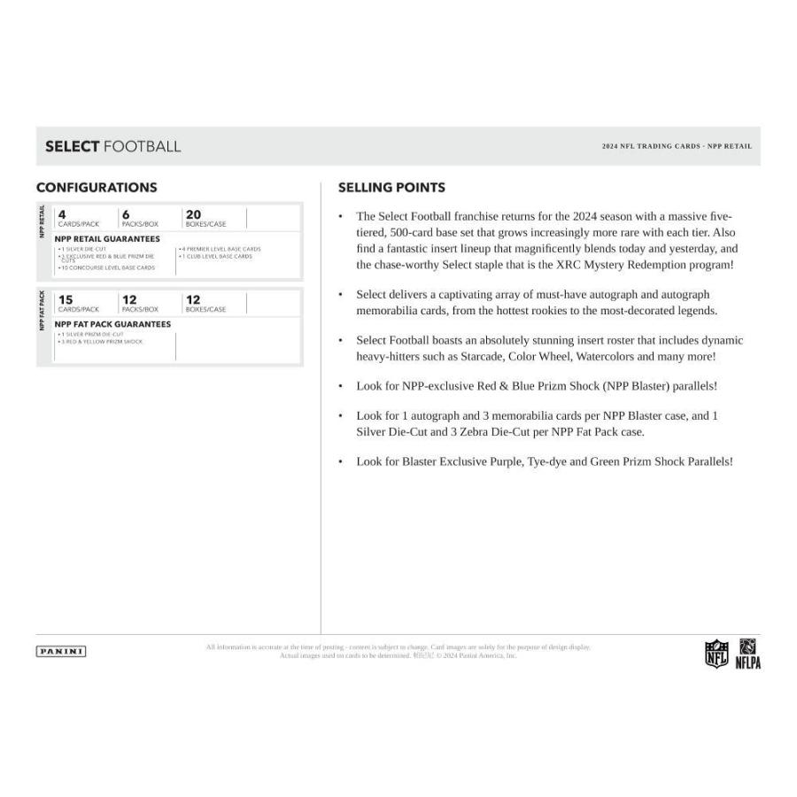 NFL 2024 PANINI SELECT BLASTER[1ボックス] |  | 03
