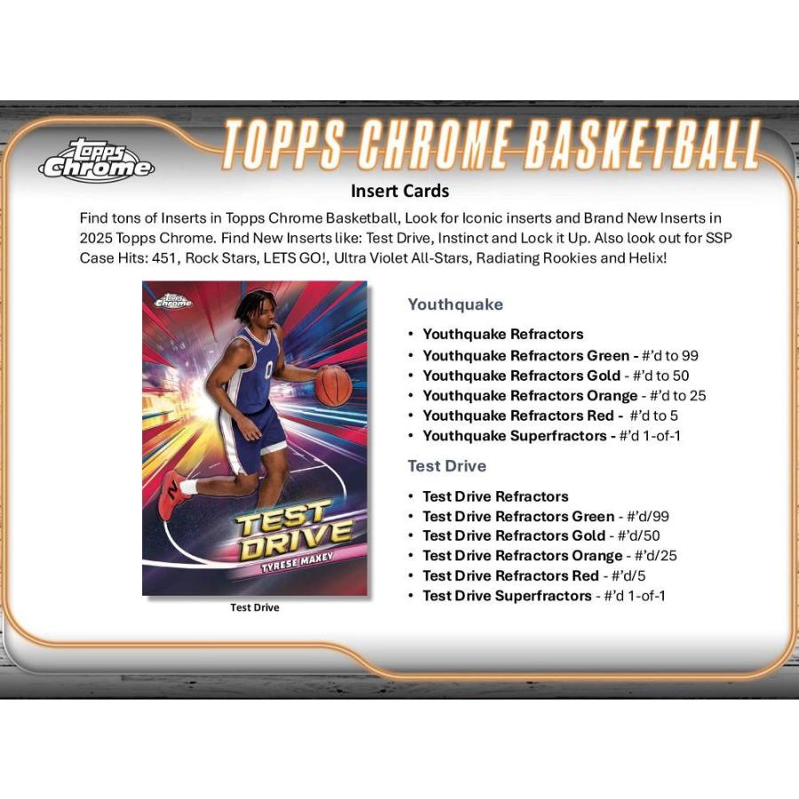 NBA 2024-25 TOPPS CHROME HOBBY[1ボックス] |  | 03