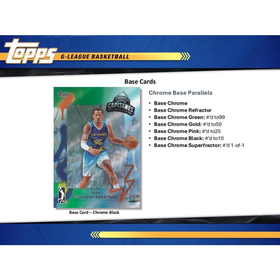 2024-25 TOPPS G-LEAGUE BASKETBALL[1ボックス] |  | 03