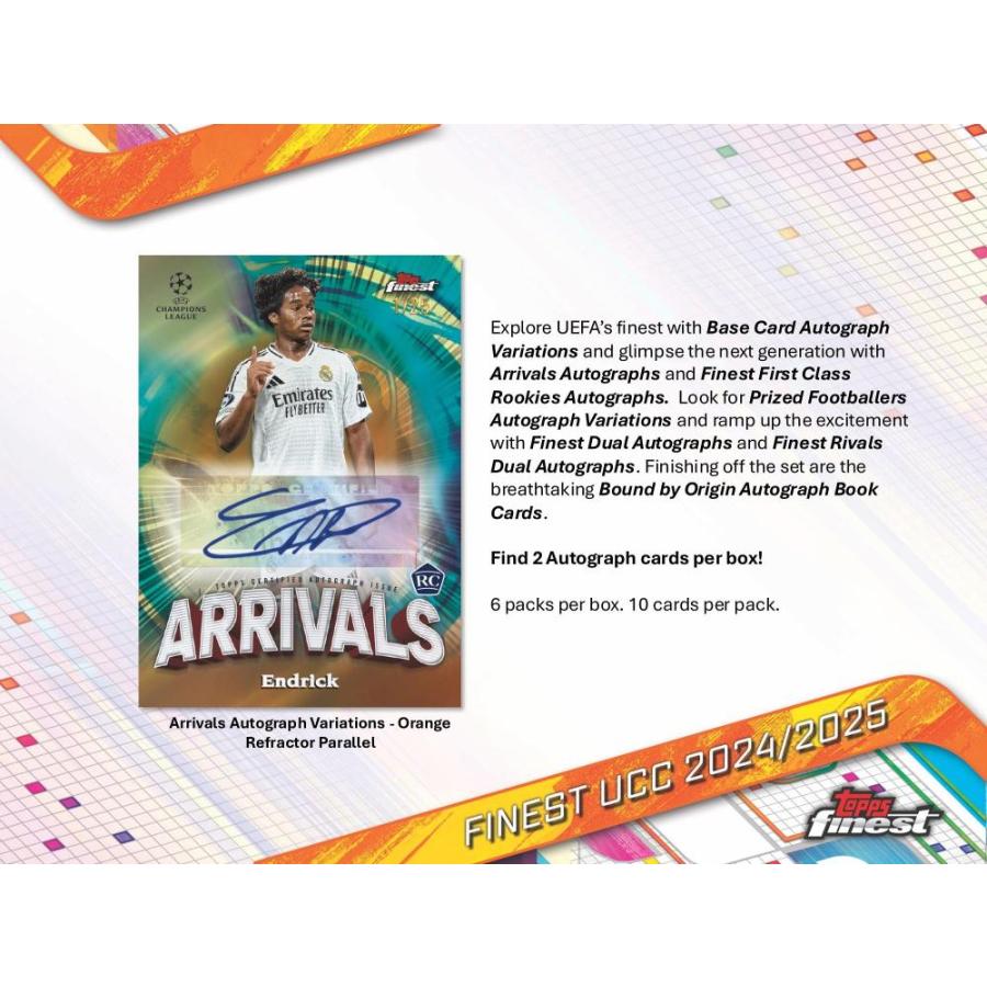 2024-25 TOPPS FINEST UEFA CLUB COMPETITIONS[1ボックス] |  | 02