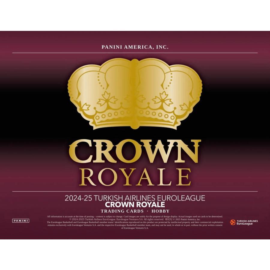 NBA 2024-25 PANINI CROWN ROYALE EUROLEAGUE HOBBY[1ボックス] |  | 01