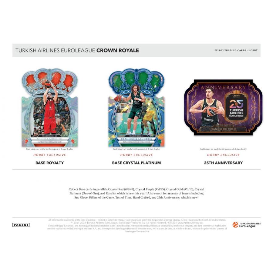 NBA 2024-25 PANINI CROWN ROYALE EUROLEAGUE HOBBY[1ボックス] |  | 02