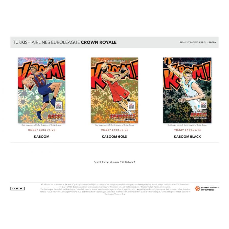 NBA 2024-25 PANINI CROWN ROYALE EUROLEAGUE HOBBY[1ボックス] |  | 04