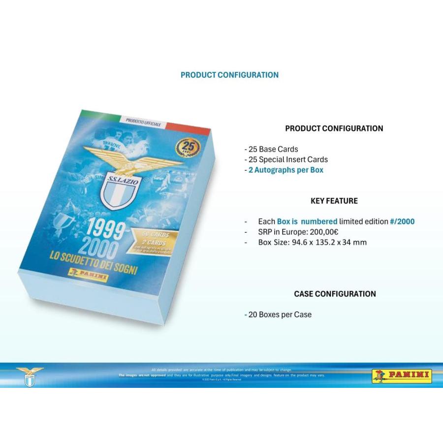 SOCCER 2025 PANINI ITALY S.S. LAZIO 1999/2000 CELEBLATION BOX SET[1ボックス] |  | 03