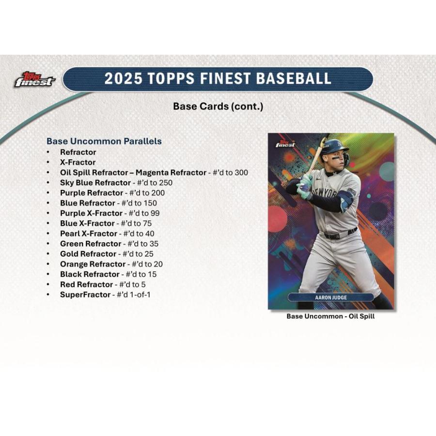 MLB 2025 TOPPS FINEST HOBBY[1ボックス] |  | 03