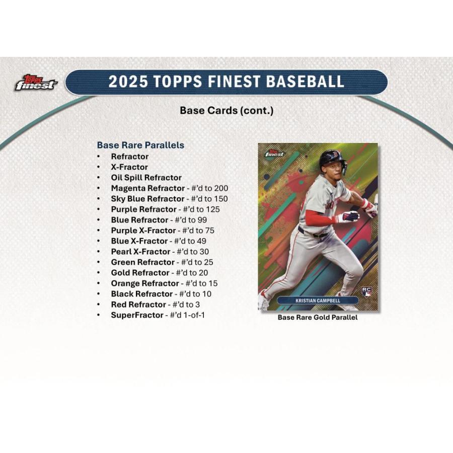 MLB 2025 TOPPS FINEST HOBBY[1ボックス] |  | 04