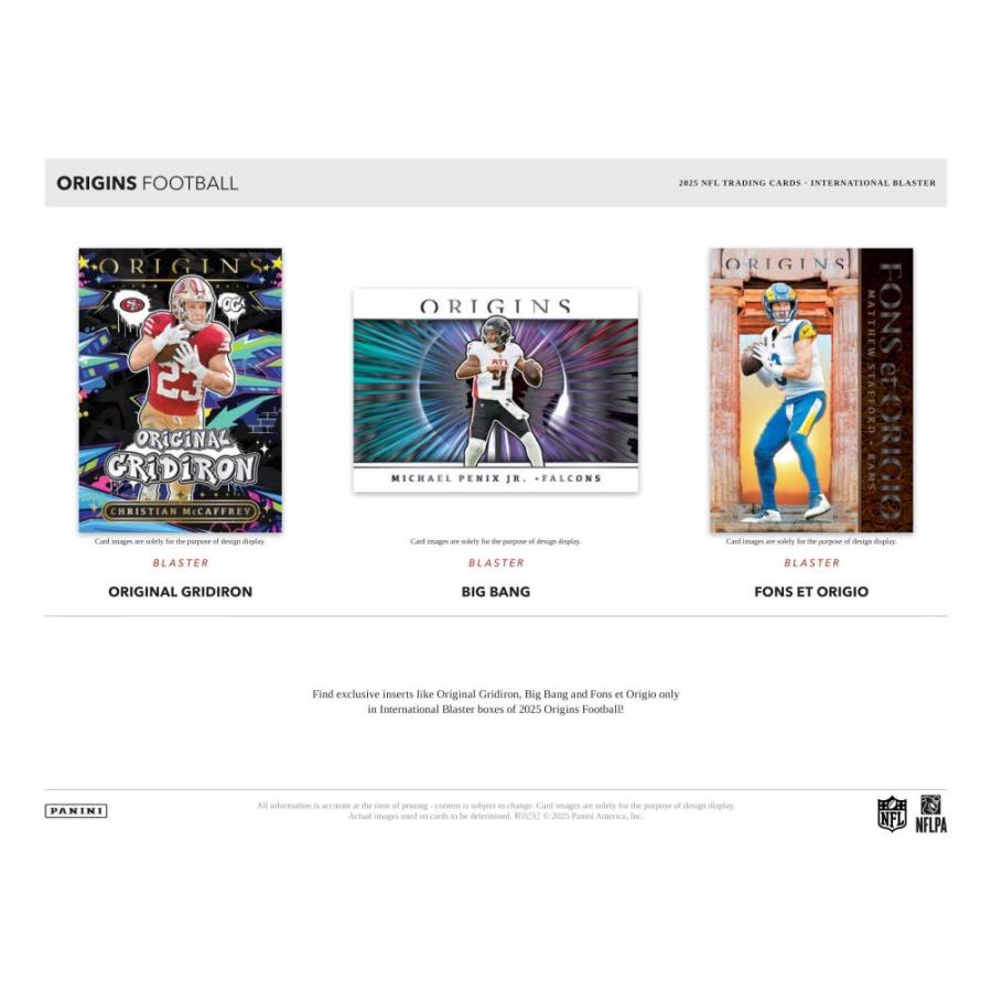 NFL 2025 PANINI ORIGINS INTERNATIONAL  BLASTER[1ボックス] |  | 03