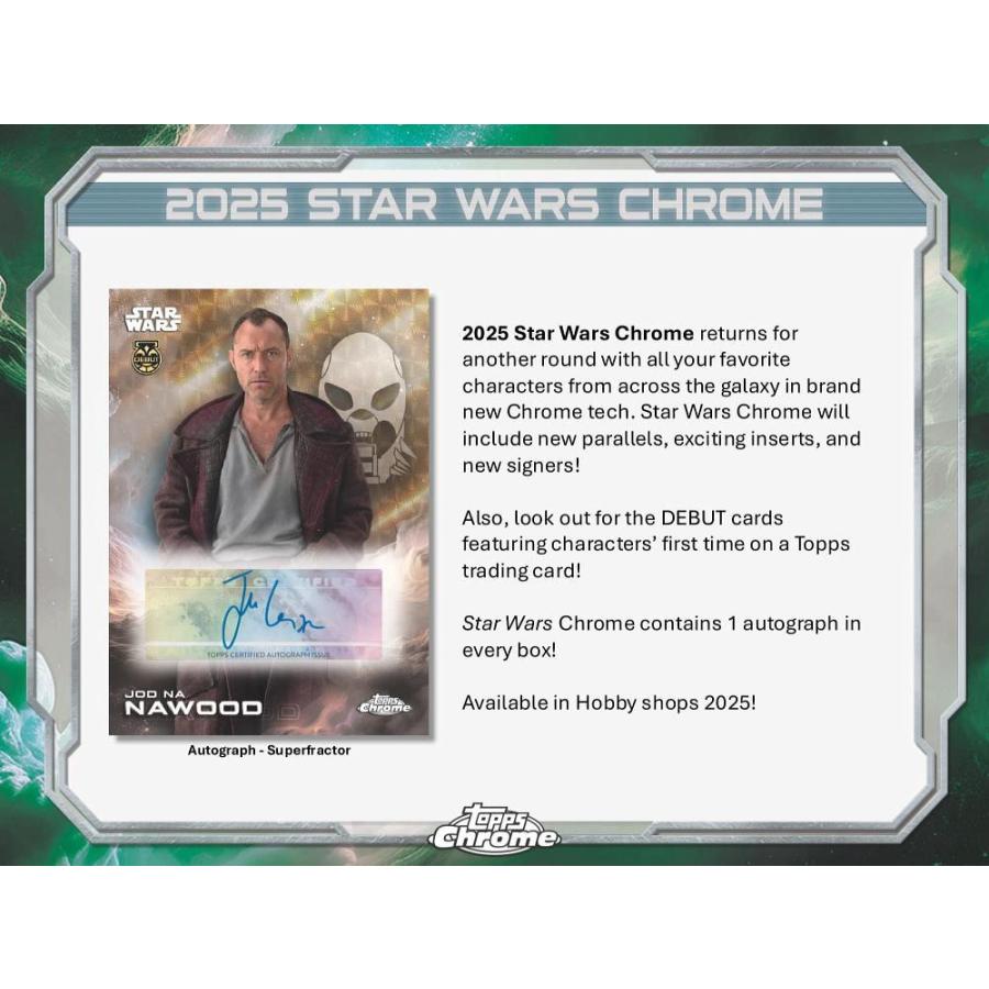 2025 TOPPS STAR WARS CHROME VALUE BOX[1ボックス] |  | 01